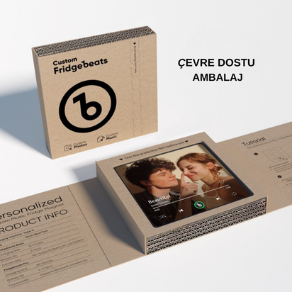Kişiselleştirilebilir Müzik Buzdolabı Magneti™