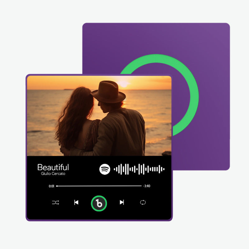 Kişiselleştirilebilir Müzik Buzdolabı Magneti™